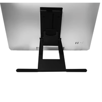 Soporte de Escritorio para Monitor Individual para Pantalla de Computadora Portátil de hasta 27 Pulgadas, Soporte de Monitor Portátil de Aluminio