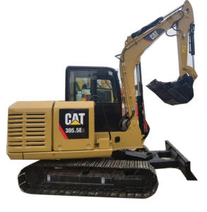 Equipo casi nuevo usado 5 toneladas máquina excavadora Cat usada CAT305.5E CAT305.5E2 excavadora Cat 305,5 usada a la venta - Product Image 1