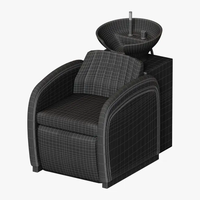 Chaise de shampooing de lavage de cheveux de barbier blanc de style moderne nouveau pour salon de coiffure