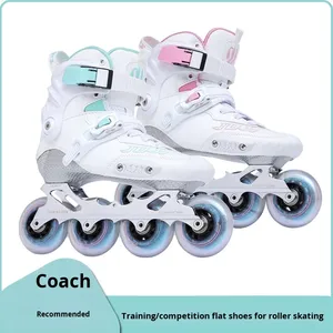 <span class=keywords><strong>Pattini</strong></span> a Rotelle Professionali SeeMore a Fila Singola <span class=keywords><strong>per</strong></span> Freestyle e Pattinaggio Urbano, Modello Senior <span class=keywords><strong>in</strong></span> Fibra di Carbonio - Product Image 5