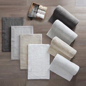 DB 100% Cotton Tufted Reversible Bath Rug 3000 GSM Dual <b>Sided</b> Design for Premium Comfort & Durability - Product Image 4