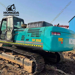Machines lourdes Kobelco économes en carburant Excavatrice SK350LC-10 Kobelco d'occasion à longue portée à vendre Bagger Excavatrices d'occasion de 35 tonnes - Product Image 1