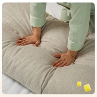 Kopfteil-Kissen Keilförmig Lang Bolster Bettlückenfüller Kissen 100% Polyester Abnehmbarer Bezug Waschbar