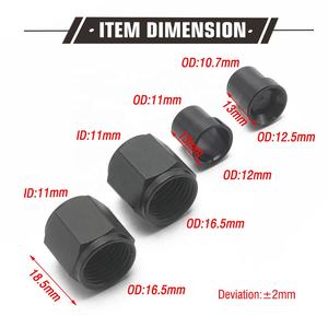 Алюминиевая гайка и втулка для трубчатых трубок с резьбовой резьбой, 6 А-3/8, EPAA01G116KAN6 - Product Image 3