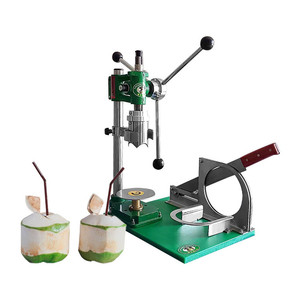Hand Operated <b>Raw</b> Coconut Trimming Machine Easy Control Desktop Green Coconut Opener with Knife - Product Image 1