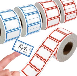 58X40 30X20 White Rubber <b>Label</b> Paper Products Customized Barcode <b>Stickers</b> Self-Adhesive Eco Thermal <b>Labels</b> For Logistic Shipping - Product Image 3