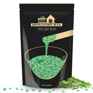 Cera Depilatoria de Alta Calidad Lifestance con Logotipo Personalizado, Fórmula Herbal de Aloe Vera Verde, Cera Profesional para Depilación en Grano - Product Image 1