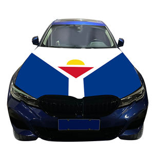 Venta al por mayor 120x150cm Saint Martin Car Hood Covers Durable y resistente al desgaste Motor Hood Flag Banners hechos de seda de poliéster - Product Image 5