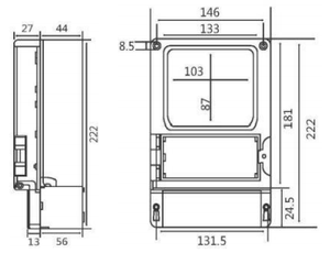 Ba pha hai chiều kỹ thuật số LCD hiển thị <span class=keywords><strong>kWh</strong></span> năng lượng mét - Product Image 5