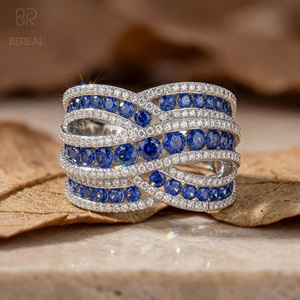 แหวนแต่งงานเพชร CVD HPHT ที่ได้รับการรับรองจาก IGI แหวนเงินแท้ 925 ประดับเพชร VVS ทรงกลม แหวนลายเถาวัลย์ ดีไซน์พิเศษ - Product Image 1