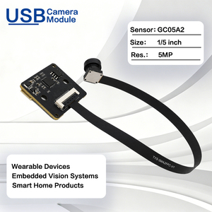 Module de caméra USB 5MP séparé GC05A2 avec câble flexible, mini caméra 2592*1944 pour dispositif médical, sonnette intelligente et numérisation - Product Image 2