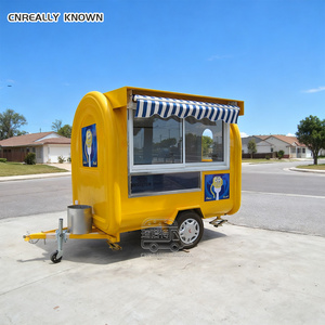 OEM Street Hot Dog Churros Van Coffee Cart Sweet Corn Food Truck With Steamers - Product Image 4
