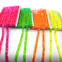 Vente en gros de strass thermocollants multicolores néon pour costumes de carnaval et événements festifs