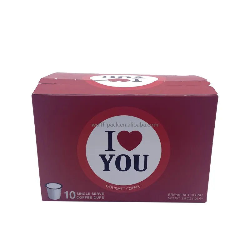 2024 novas caixas de embalagem de cápsulas de café Nespresso vazias de luxo embalagem personalizada caixa de cápsulas de café OEM