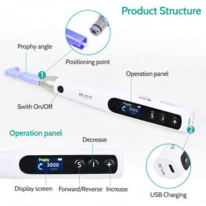 Motore Elettrico per Lucidatura Dentale Strumenti Odontoiatrici Lucidatore Elettrico Senza Fili Manipolo per Igiene - Product Image 5