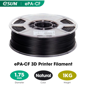 ESUN EPLA-CF 1.75mm 3D Filament 1KG Carbon Fiber <b>PLA</b> Filament High Temperature Resistance Blow Molding Grade Fast Printing - Product Image 3