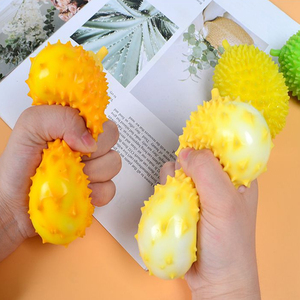 Most Popular TPR Simulation Fruit Durian <b>Squishy</b> Stretchy Toy Slow Rising Stress Reliever Promotional Gifts for Kids Adults - Product Image 3