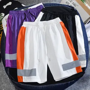 Vận Chuyển Nhanh Mùa Hè Quần Short Nylon Mens 3M Băng Phản Quang Quần Short Giản Dị