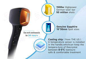 Новая Питьевая 1500 Вт диодо Тройная машина для удаления волос с 3 длинами льда, титановая 755 808 1064nm Диодная лазерная эпиляция - Product Image 4