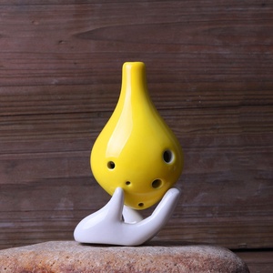 Ocarina en céramique à 6 trous, tonalité Do alto, avec accordage standardisé, instrument de musique ethnique, idéale pour les magasins de musique et les cours de loisirs - Product Image 6