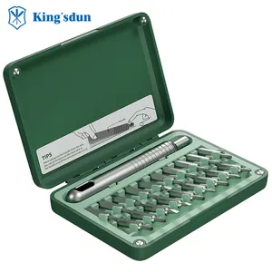 Kingsdun 20 In1高品質の正確な3C携帯電話修理ミニドライバーセット超磁気ビット付きハンドツール
