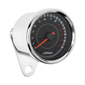 Accessoires en gros rétro modifié mécanique 13000 tachymètre compteur Chrome compteur de vitesse <span class=keywords><strong>moto</strong></span> universel 12V pièces - Product Image 6