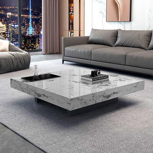 Bắc Âu độc đáo desjgn đá cẩm thạch tự nhiên Hiện Đại Đồ nội thất phòng khách bằng đá cẩm thạch bảng trung tâm bên bảng Onyx Marble bảng - Product Image 2