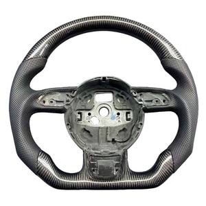 Volante Sportivo Personalizzato CE per <span class=keywords><strong>Audi</strong></span> con Fibra di Carbonio e Pelle per Modelli B9 A3/A4/A5/A6/A7/A8 - Product Image 2