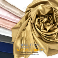 Tissu de soie naturelle coréenne, respirant, prix du marché en gros, charmeuse en soie, brillant, 22mm