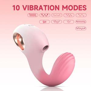 OEM Best Seller Silicon Model of Women <strong>Suction</strong> Vibrator Female G-spot Sex Toys Clitoral 10 Modes <strong>Mini</strong> <strong>Dildo</strong> Vibrator for Women - Product Image 3