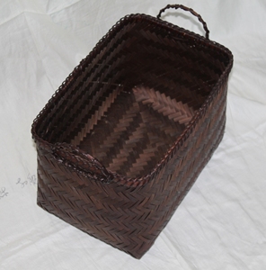 Hot Sale Natural <b>Bamboo</b> Utility Basket Rectangular Handcrafted Storage <b>Container</b> for Towels Toys Laundry - Product Image 3