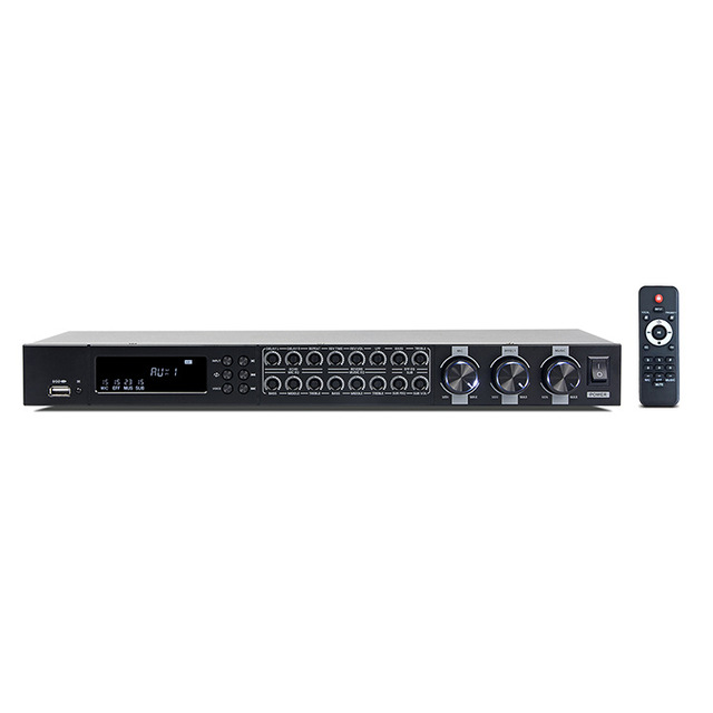 Professional 4 Input 8 Output Digital Audio Processor DSP Speaker Management System for Line Array Stage Sound Equipment