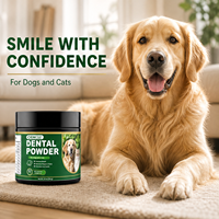 Poudre dentaire OEM 8-en-1 pour animaux de compagnie avec enzymes et probiotiques pour chiens et chats – Élimine la plaque et le tartre, rafraîchit l'haleine, multi-enzymes