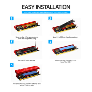 JEYI 4.0อะแดปเตอร์ฮีทซิงค์อะลูมิเนียมสำหรับ Samsung 980 <span class=keywords><strong>Pro</strong></span> <span class=keywords><strong>970</strong></span> <span class=keywords><strong>EVO</strong></span> dropshipping HDD Enclosure M2จากโรงงาน JEYI - Product Image 4
