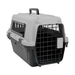 Plastik lüks evcil hayvan taşıyıcı havayolu onaylı diğer evcil hayvan taşıyıcı s seyahat kafesi toptan köpek kafesleri