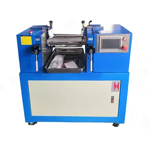 New PLC Steel Two Roll Mill Silicone Plastic Small Opening Calender Machine for Rubber