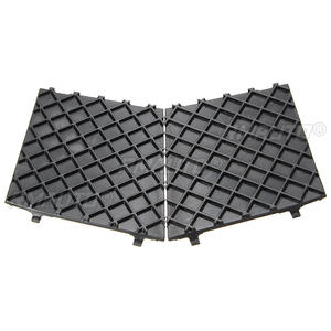 Paire de grilles inférieures noires pour pare-chocs avant de voiture BMW E60 E61 M 51117897186 51117897184, garniture de protection de pare-chocs - Product Image 3