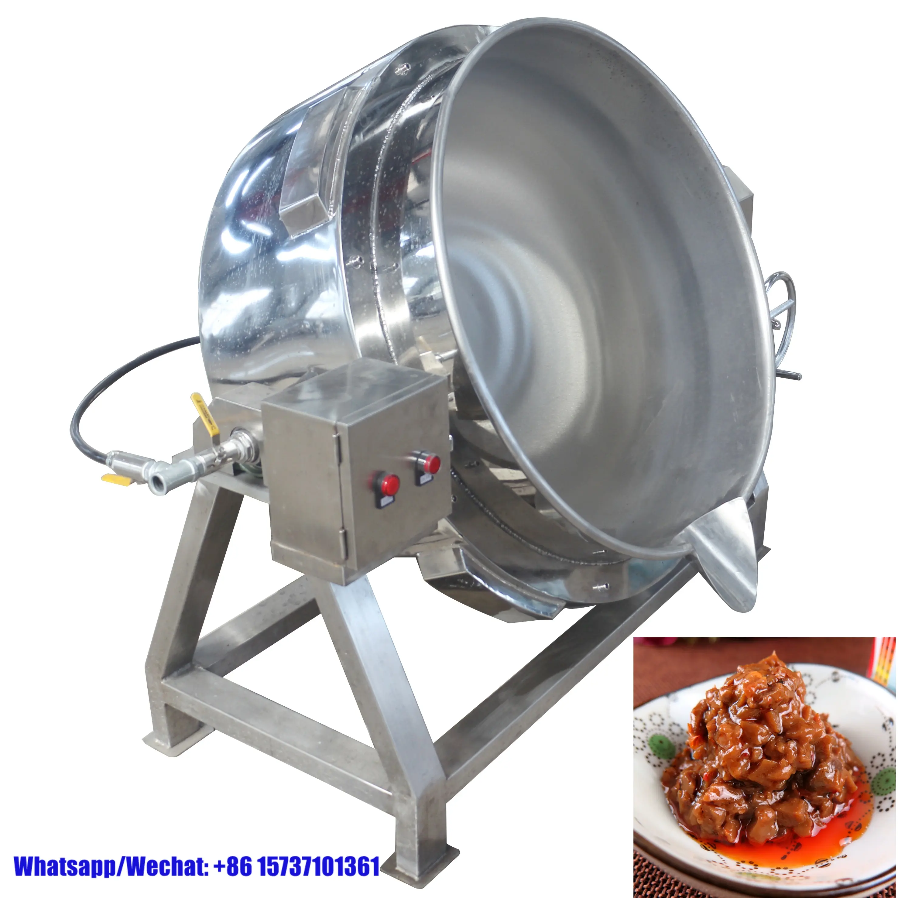 100L電気鍋骨スープ調理米沸騰鍋調理器具ティルトトマトソースケトル機器