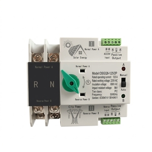 2P Çift Güçlü Otomatik Transfer Anahtarı 63A 230V ATS Manuel Otomatik DIN Raylı Santral Jeneratör Yedekleme - Product Image 3