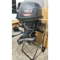 Moteur hors-bord YAHATSU 2 temps 40 CV à propulsion par jet, démarrage électrique, trim et tilt électriques, commande par timon, compatible avec les modèles d'origine YAMAHA