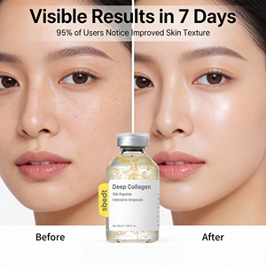 Ampola de Peptídeos de Colágeno de Seda 30ml para Hidratação, Firmeza, Clareamento e Rejuvenescimento Facial Masculino - Product Image 3