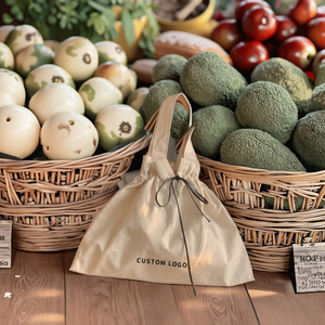 Wholesale Custom Logo Print Zipper Closure Eco-Friendly Cotton Shopping Tote <b>Bag</b> for <b>Gifts</b> and Weddings - Product Image 3