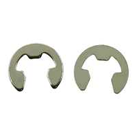 E-Clip E Type Retaining Ring Spring Steel 65MN Nickel Plated Shaft Circlip Open End C Shape Ratainring Lock Washers