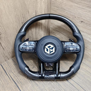 Volante de cuero cosido a mano de Mercedes personalizado para Mercedes Benz Cla Amg G63 W204 W205 W211 W212 W222 W213 W218 C43 <span class=keywords><strong>C300</strong></span> - Product Image 4