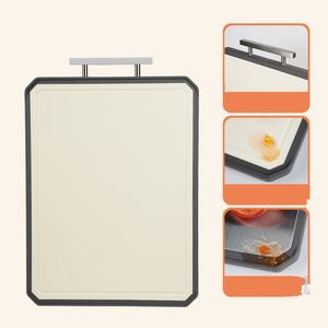 เขียงพลาสติกสแตนเลสสองด้านป้องกันการเกิดเชื้อราป้องกันแบคทีเรียเขียงหั่นผลไม้เครื่องมือในครัวขนาดใหญ่ - Product Image 6