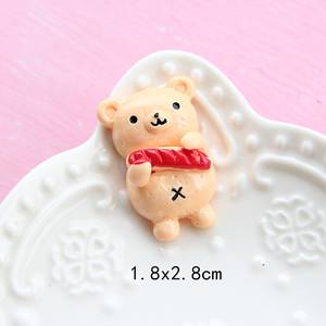 New Spot Resin Food Toys Bread Dessert Burger DIY Mobile Phone Case Accessories <b>Doll</b> House Toys - Product Image 5