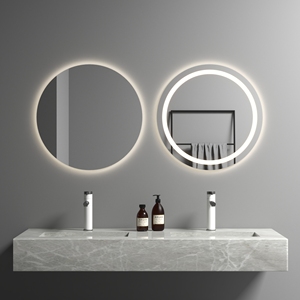 Europäischer Standard Einzelner Dimmbarer LED Badspiegel Hotel Badezimmer Wandmontierter Smart Spiegel Modernes Beleuchtetes Design - Product Image 5