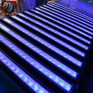 Outdoor Hot Sale High Quality 18 Pcs 4 In 1 10w Led Wall Wash Rgbw 4in1 Strip Dmx Wall Washer Led Bar Light For Project