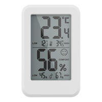 Meilleur prix Youtong YT6930 OEM/ODM Station météo intérieure en plastique ABS avec écran LCD, horloge de table intelligente, contrôleur de température et d'humidité IP43