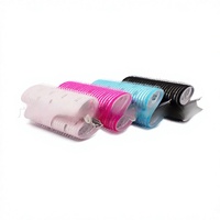 Bigoudis auto-adhésifs en nylon de 3080 mm avec pinces pour volume, fabriqués en Chine